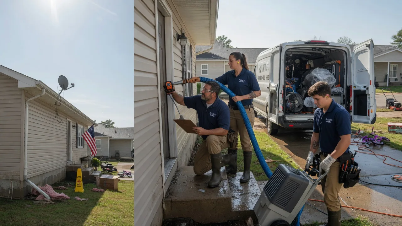 Ceiling Water Damage Restoration in Argyle, IA near me
